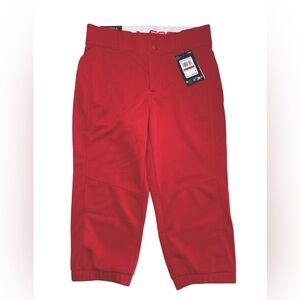 Under Armour Softball Cropped Pants Red Women's XS New NWT